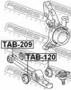 FEBEST TAB-209 Control Arm-/Trailing Arm Bush